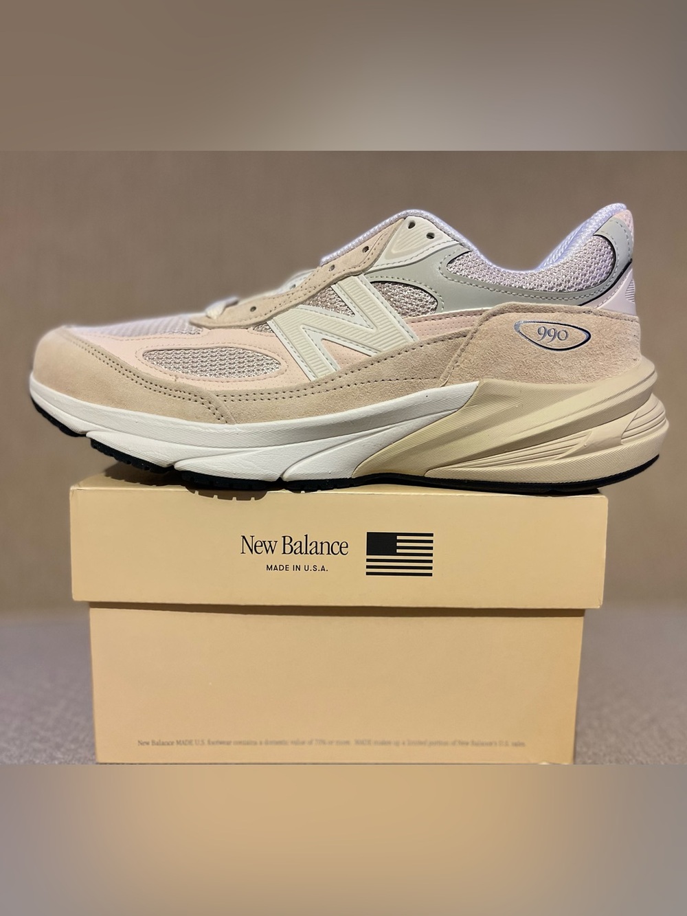 New Balance 990v6 Teddy Santis Vintage Rose Made in USA U990VR6 Men’s